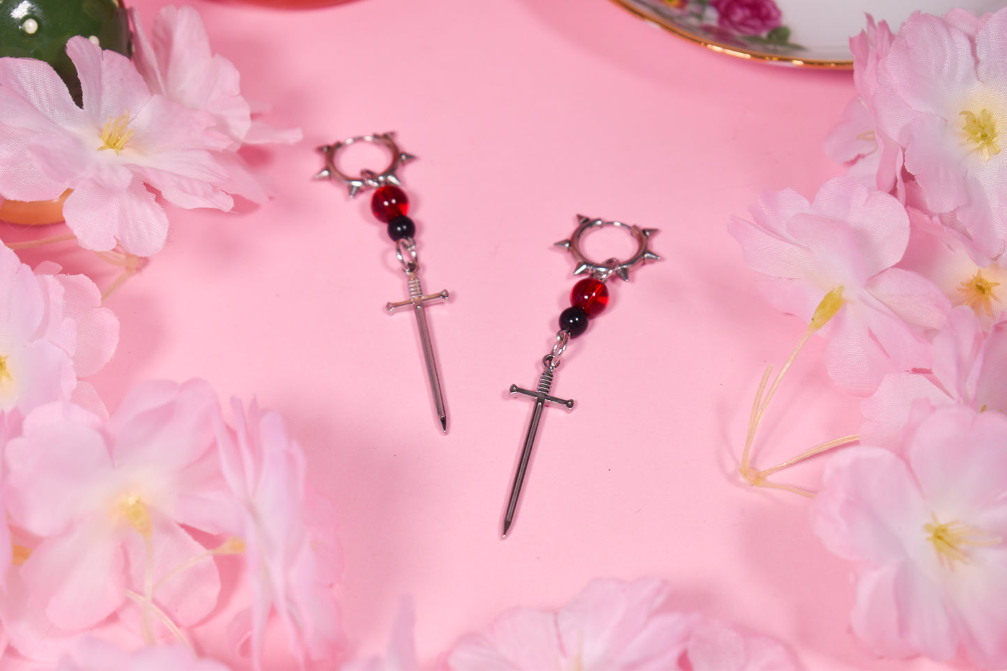 spikey Swords Earrings
