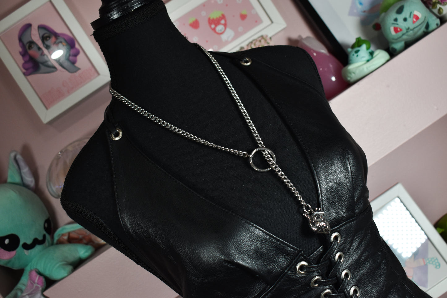 Anatomy Heart Slip Chain / 28.5 Inch Chain