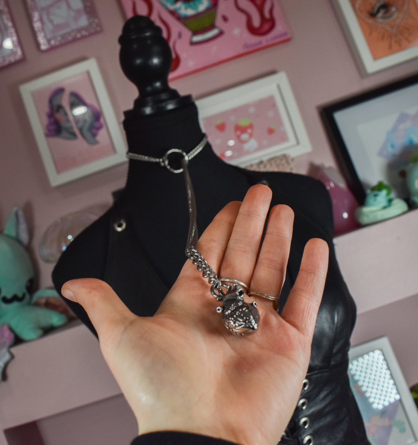 Anatomy Heart Slip Chain / 28.5 Inch Chain