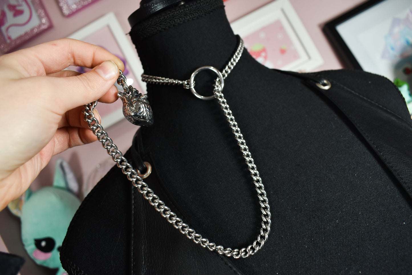 Anatomy Heart Slip Chain / 28.5 Inch Chain