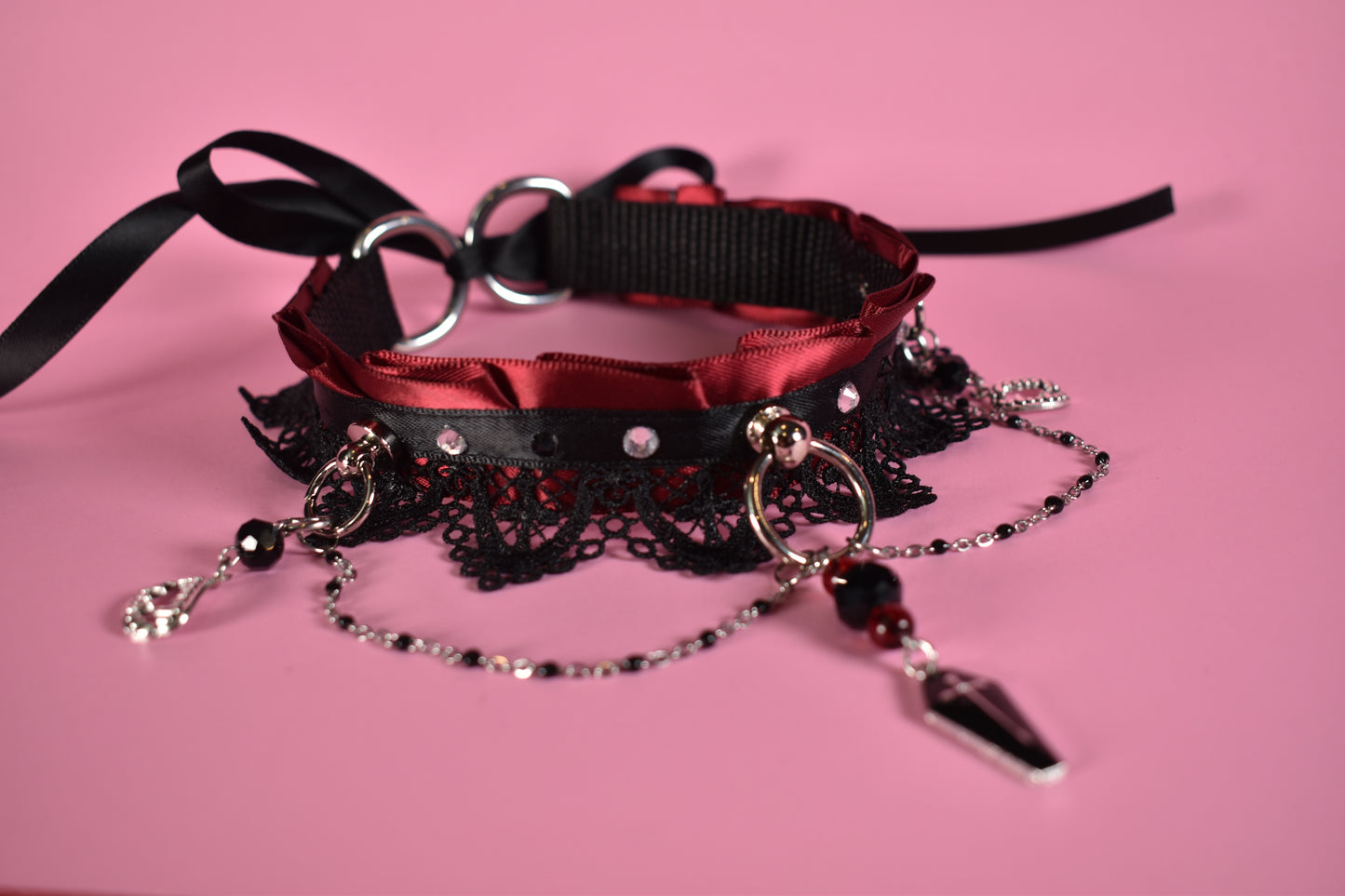 Halloween 2025 - Vampire Queen Extra Lace Chain Choker