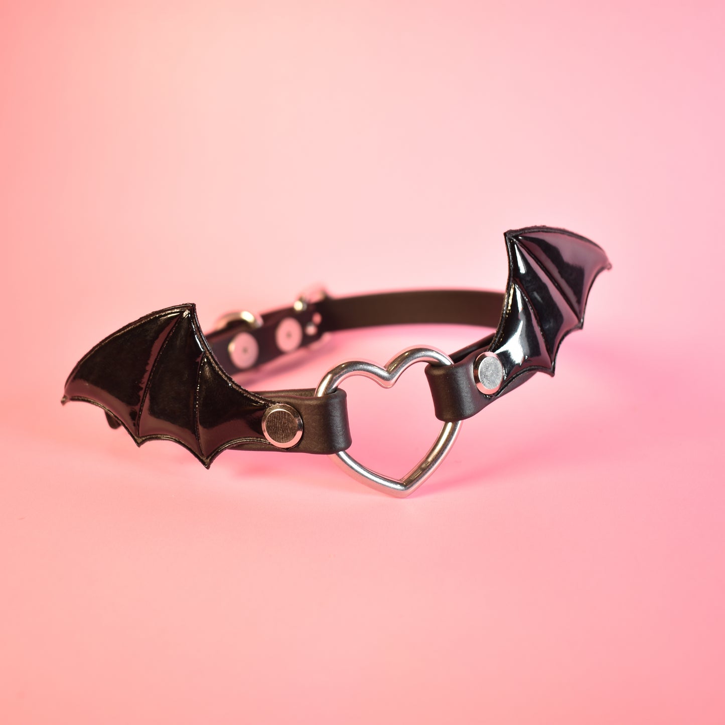 Biothane Simple Bat Heart Choker