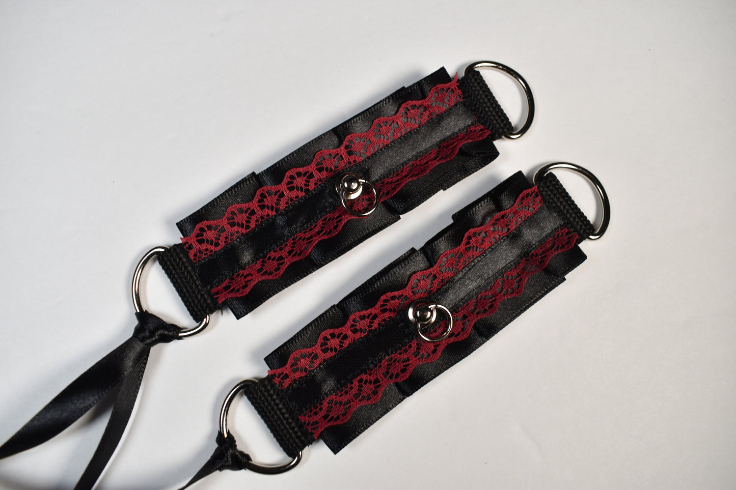 Red Goth Cuffs