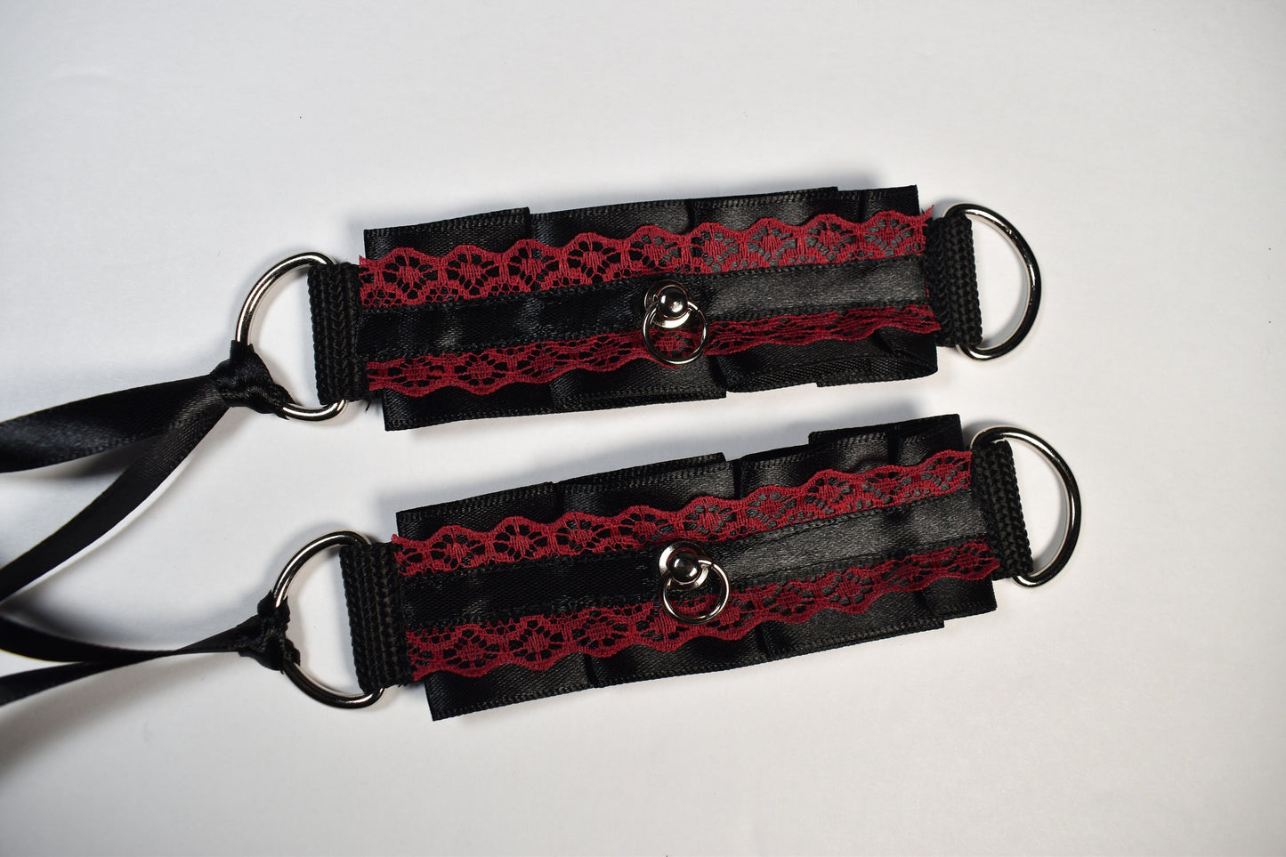 Red Goth Cuffs