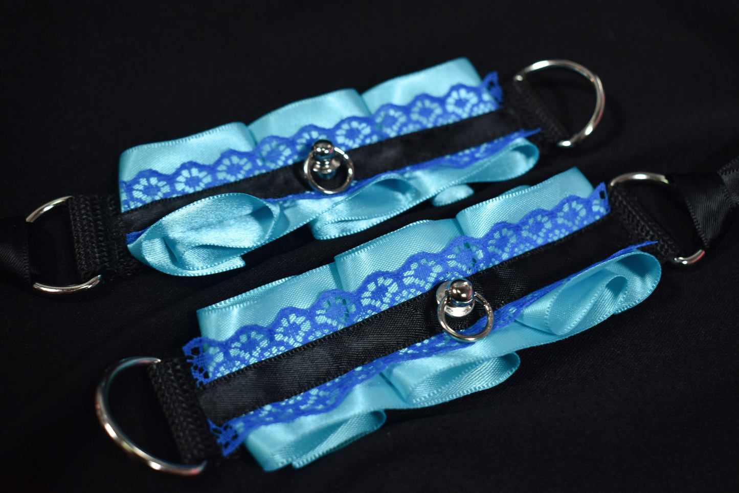 Blue Kitten Cuffs