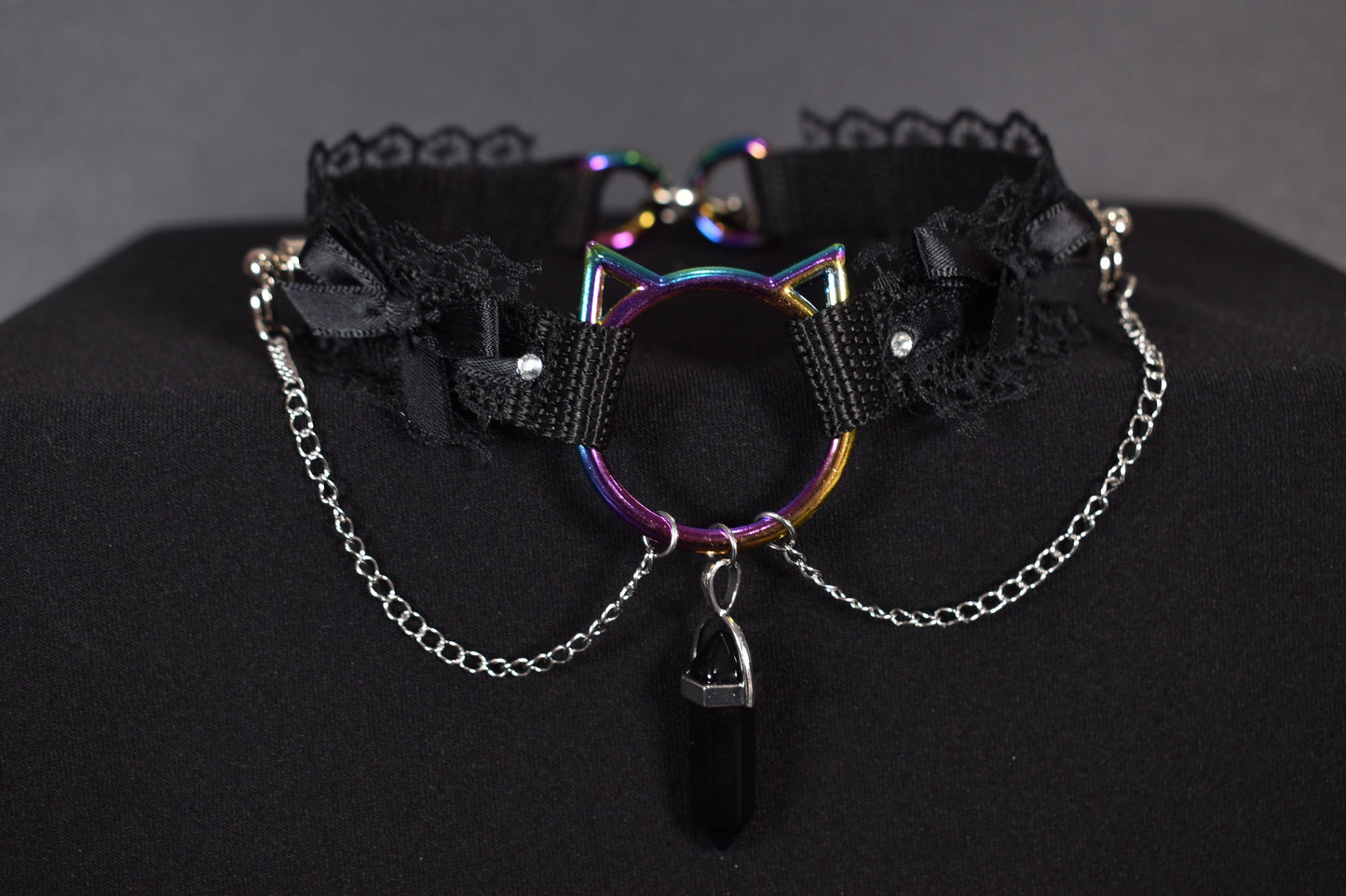 Rainbow Kitty Extra Choker