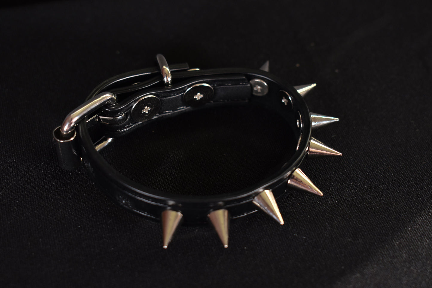 Biothane Short Spiked Cuffs