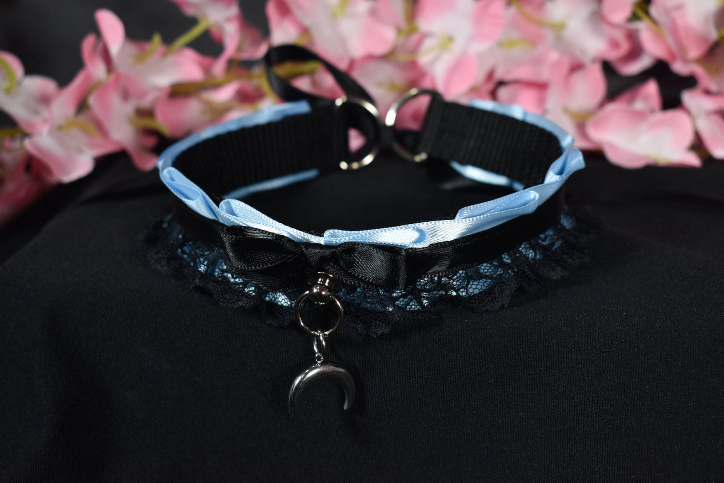 Light Blue Moon Choker