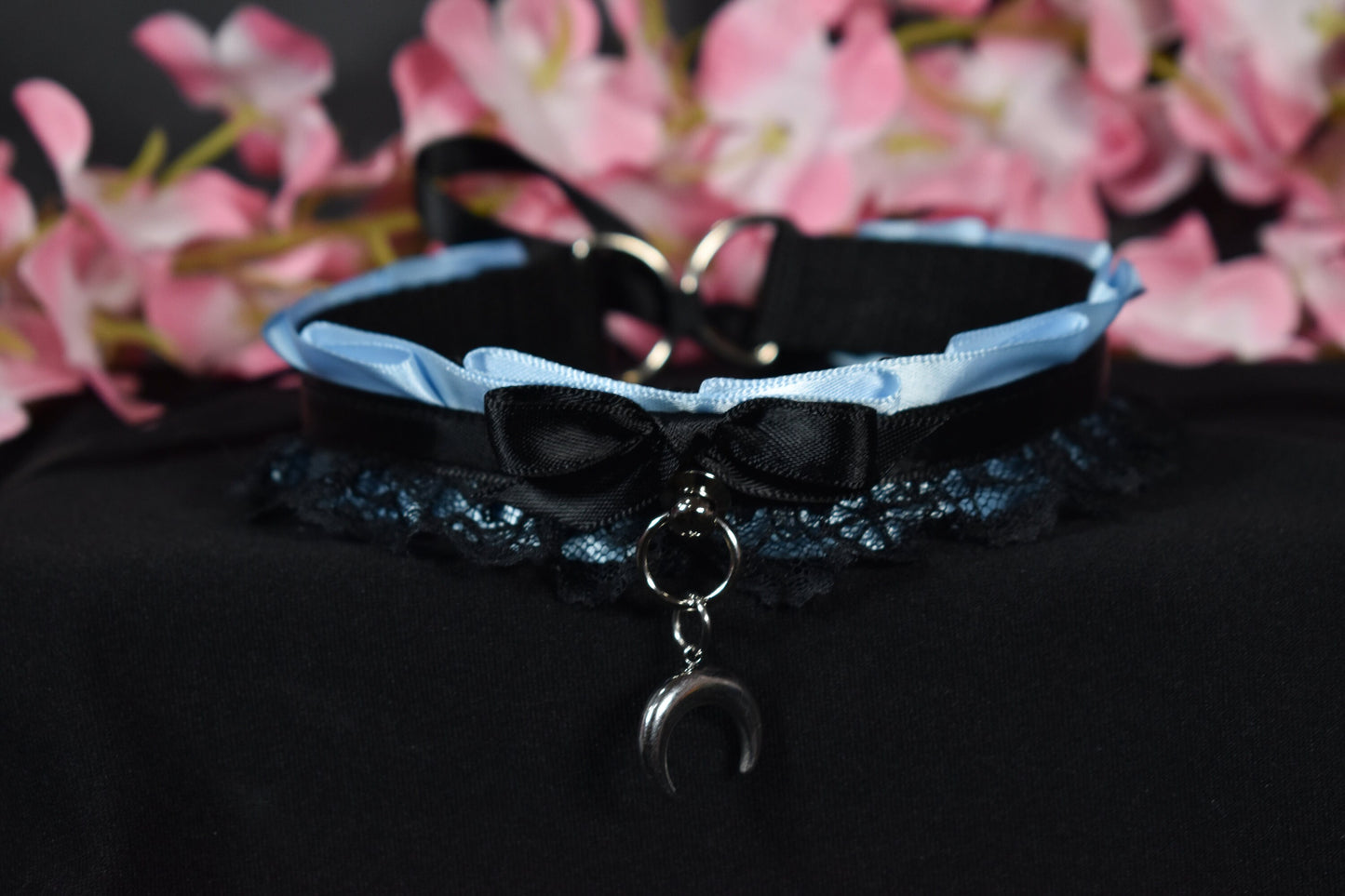 Light Blue Moon Choker