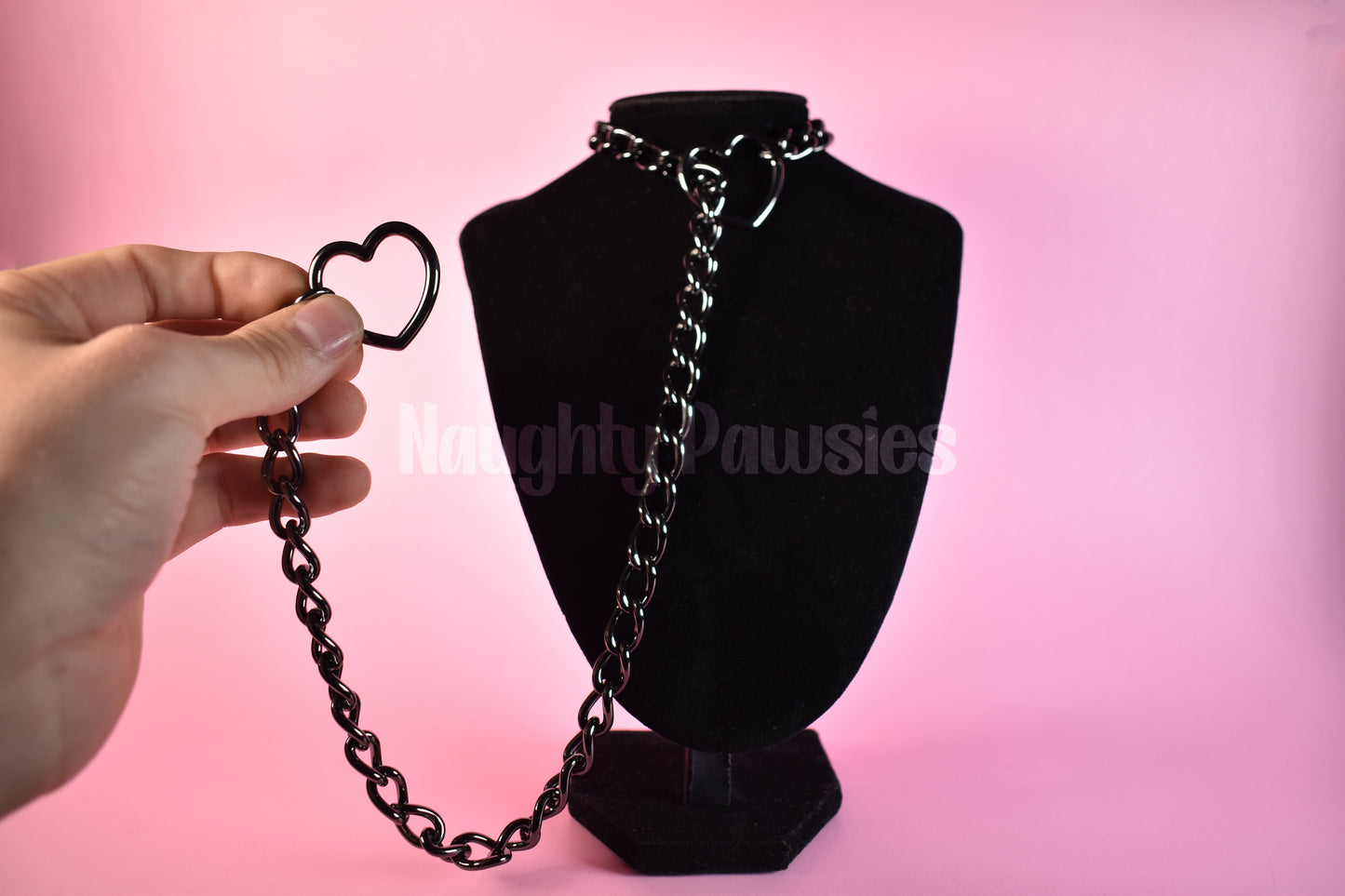 Thick Stainless Steel Slip Chain / Gunmetal