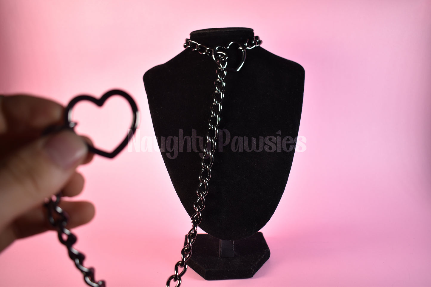 Thick Stainless Steel Slip Chain / Gunmetal