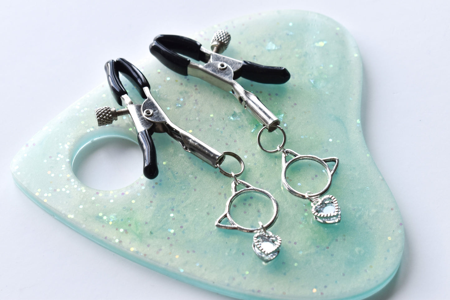 Kitty Heart Nipple Clamps