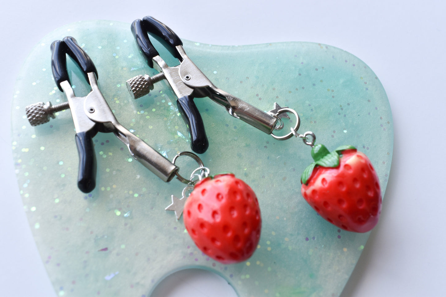 Strawberry Nipple Clamps
