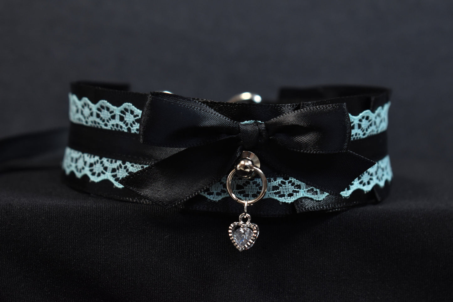 Pastel Goth Aqua Choker