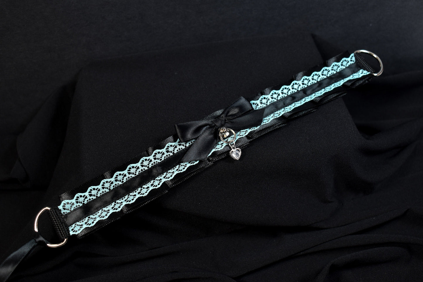 Pastel Goth Aqua Choker