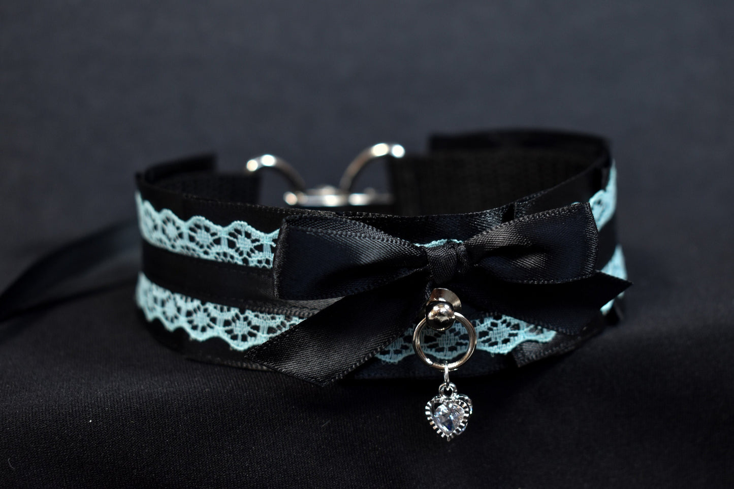 Pastel Goth Aqua Choker