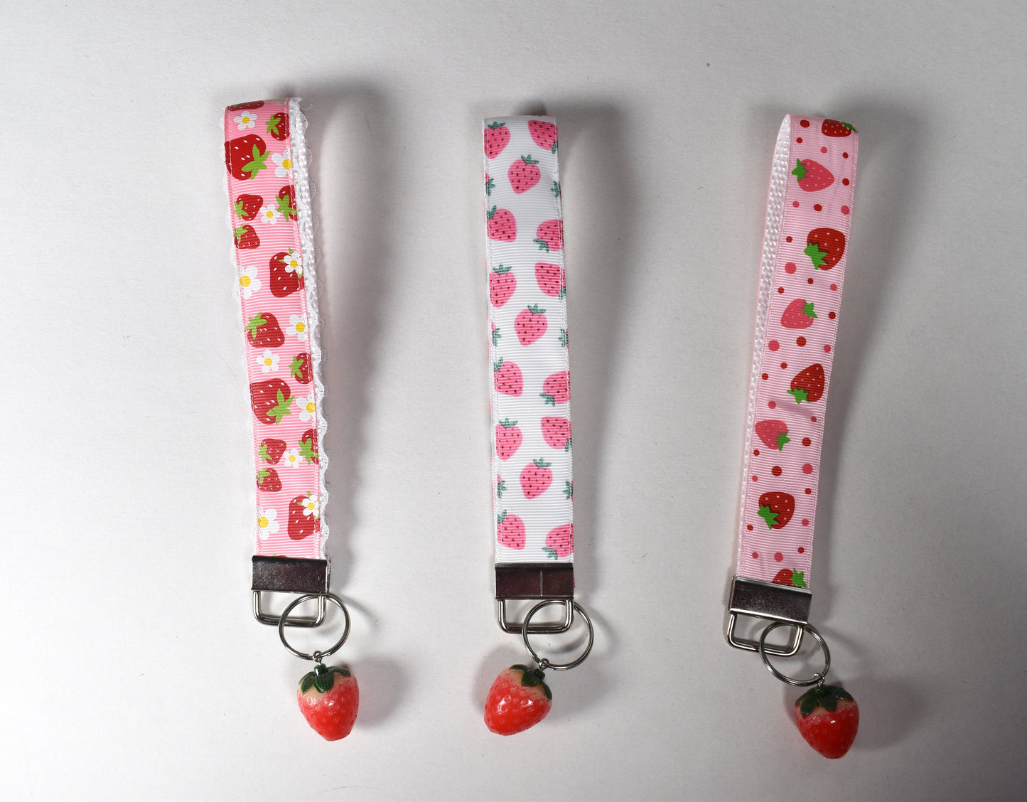 Strawberries Keychains / Wrist Key Chain