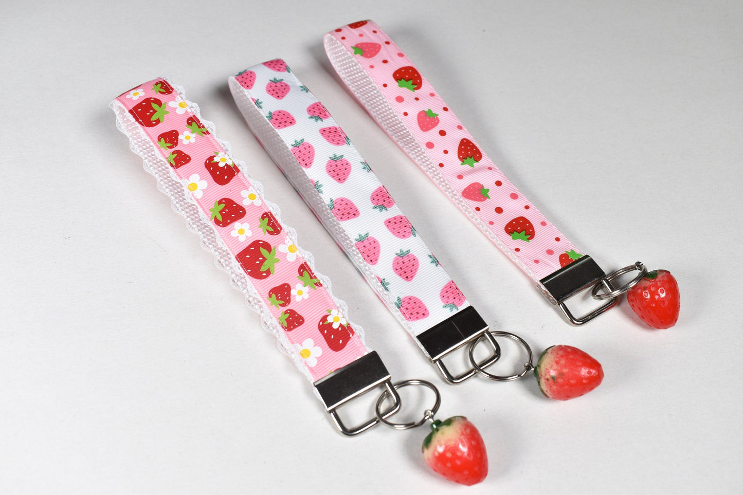 Strawberries Keychains / Wrist Key Chain