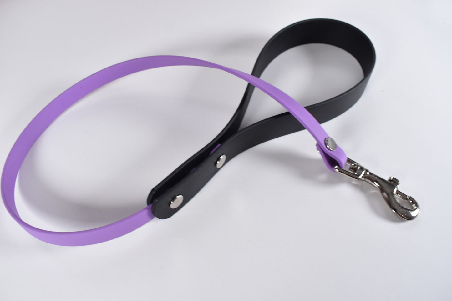 Black + Purple Biothane Leash