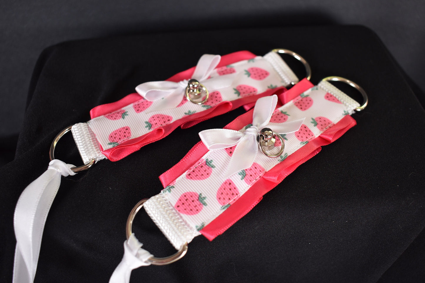 Stawberry Bunny Cuff Set