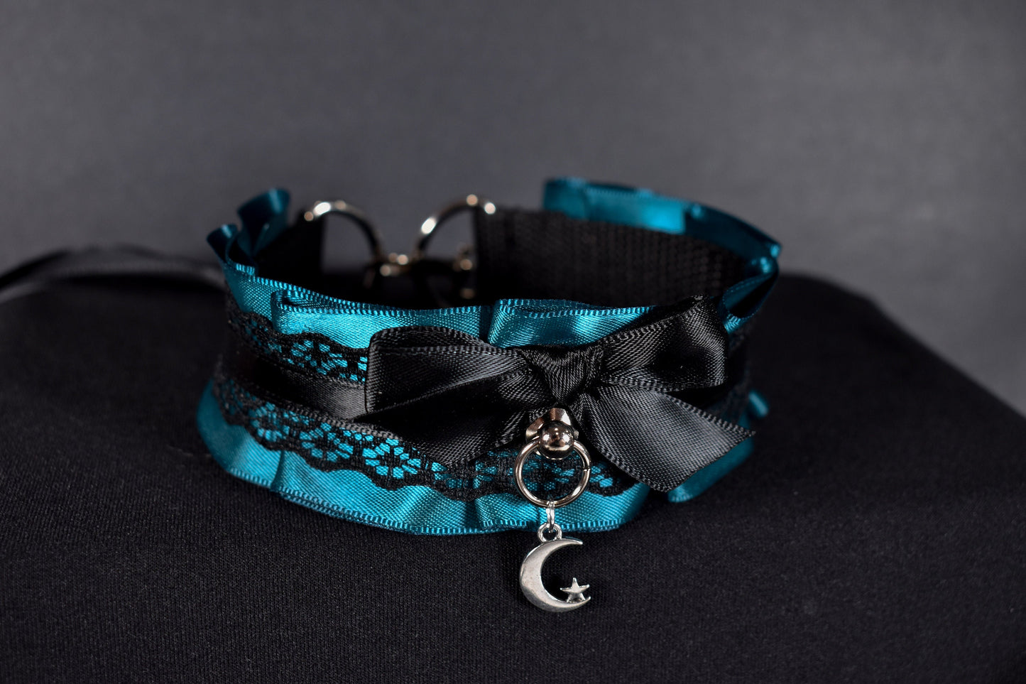 Teal Moon Choker