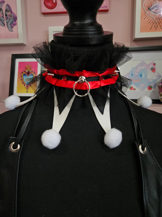 Custom clown choker for Miss B :)