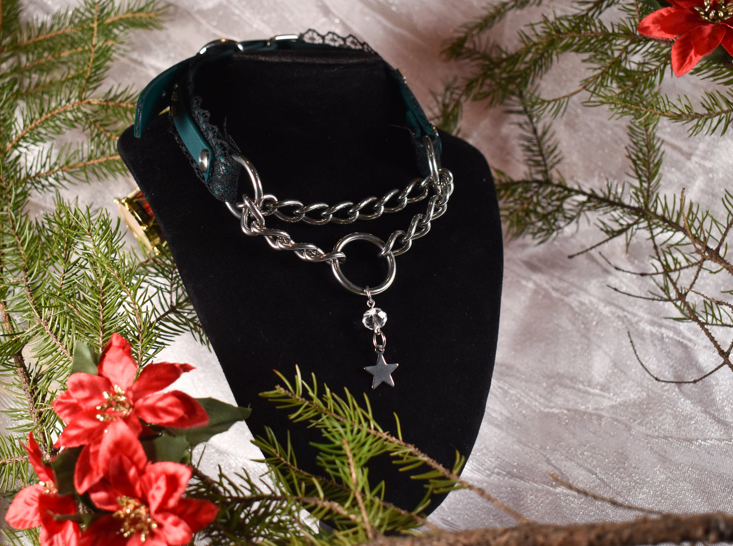 Winter forest Martingale choker - Festive Collection 2025