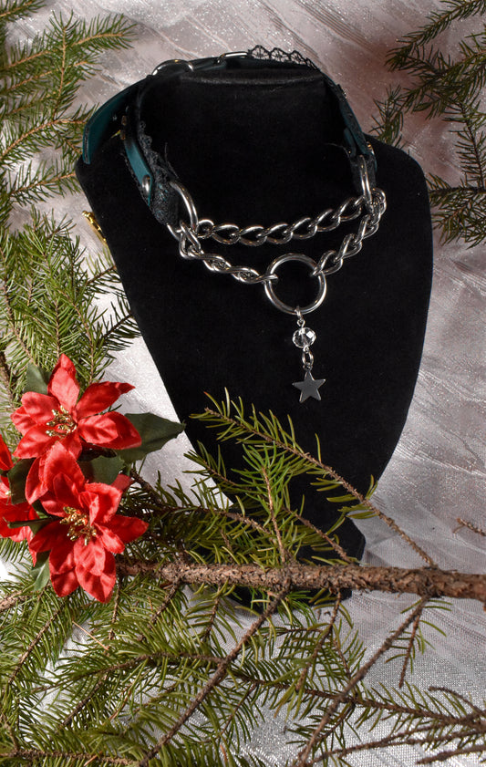 Winter forest Martingale choker - Festive Collection 2025
