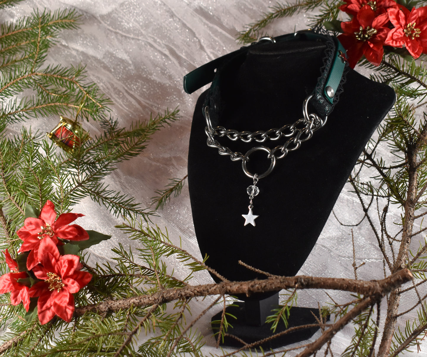 Winter forest Martingale choker - Festive Collection 2025
