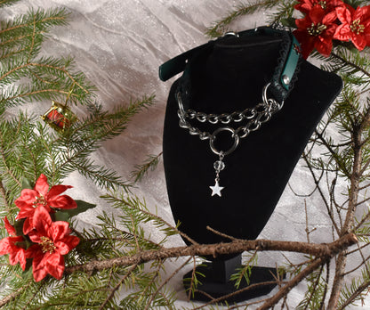 Winter forest Martingale choker - Festive Collection 2025