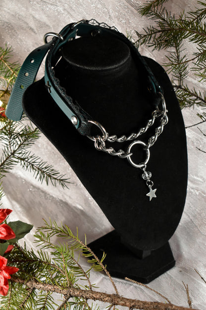 Winter forest Martingale choker - Festive Collection 2025