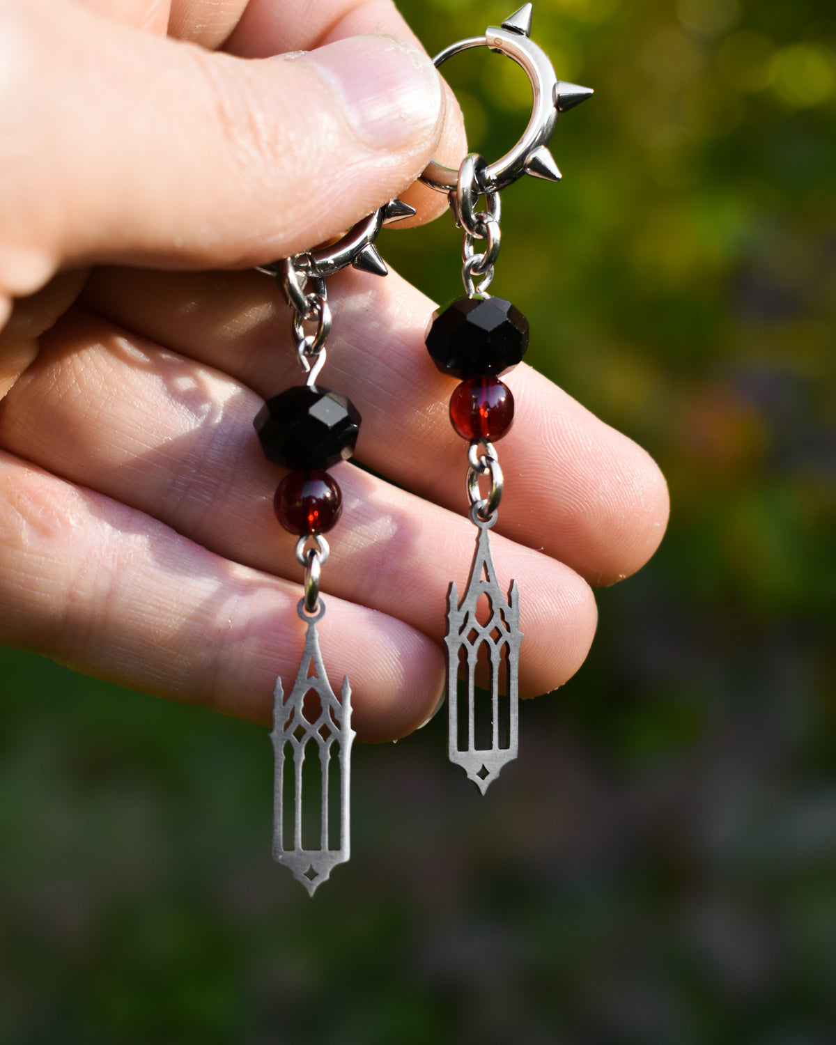 Halloween Collection 2026- Goth cathedral earrings