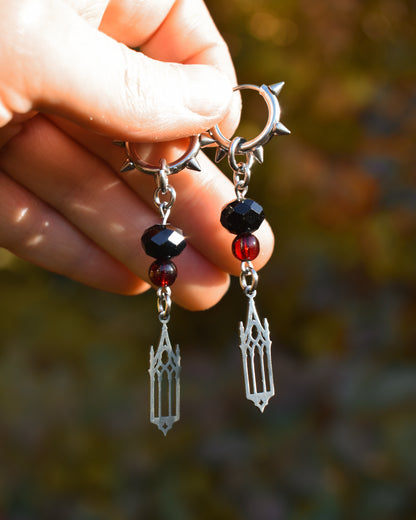 Halloween Collection 2026- Goth cathedral earrings