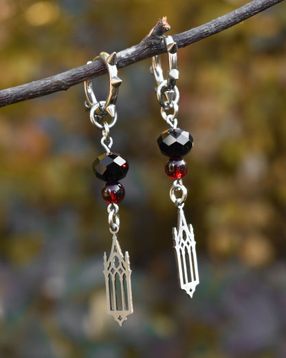 Halloween Collection 2026- Goth cathedral earrings
