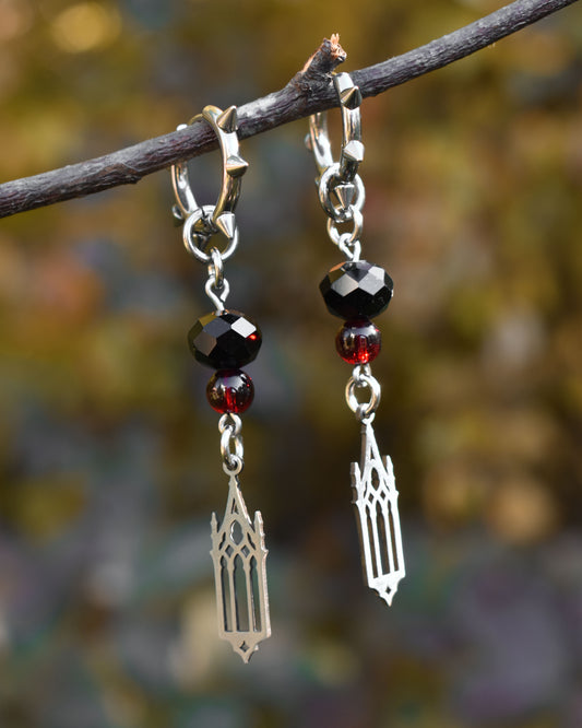 Halloween Collection 2026- Goth cathedral earrings
