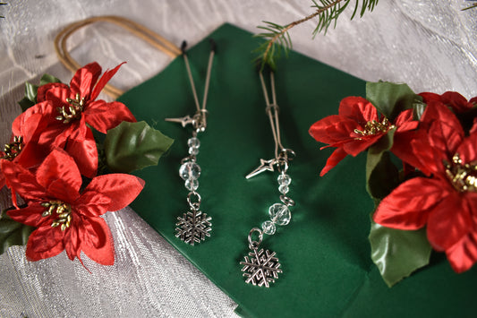 Snow storm Luxe nipple clamps - Festive Collection 2025