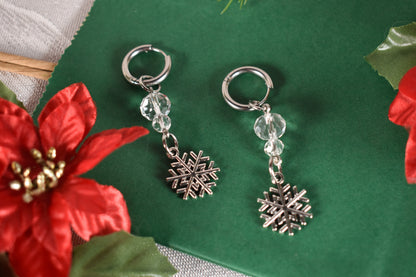 Snow storm  earrings -Festive Collection 2025