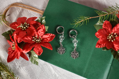 Snow storm  earrings -Festive Collection 2025