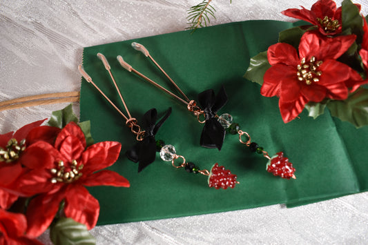 Festive berries Luxe nipple clamps - Festive Collection 2025