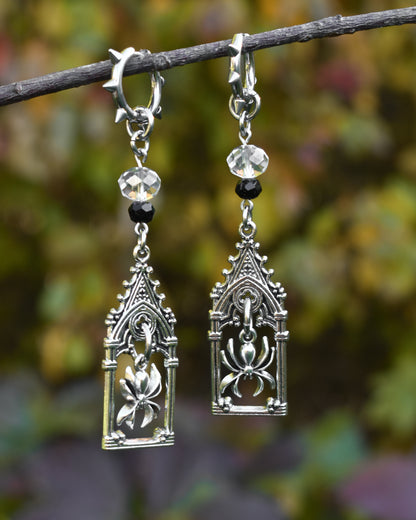 Halloween Collection 2026- Goth spider earrings