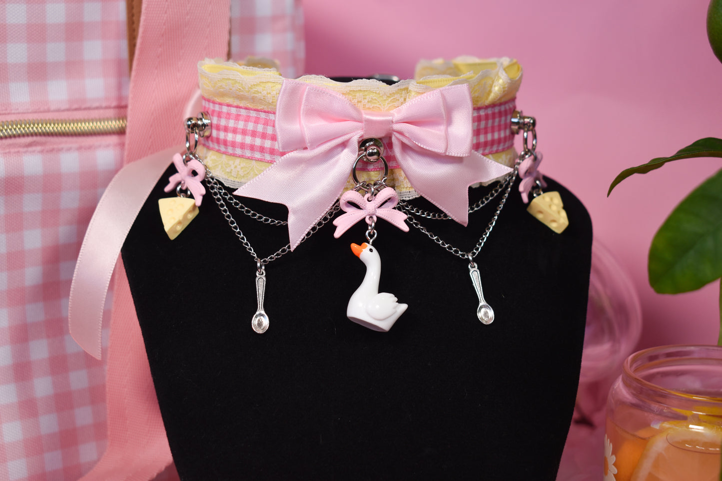 Goose Picnic choker-Spring Collection