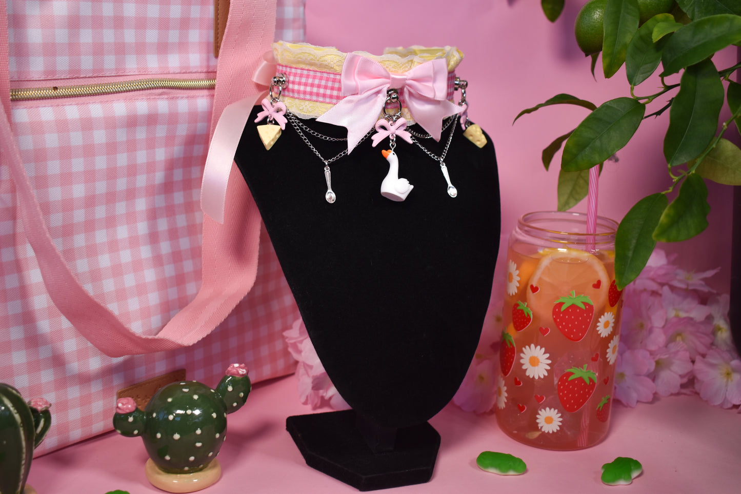 Goose Picnic choker-Spring Collection