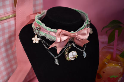 Sleepy kitty choker-Spring Collection