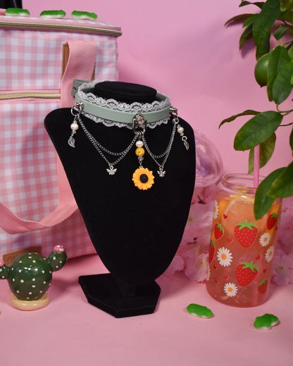 Sunflower Field choker -Spring Collection 2026