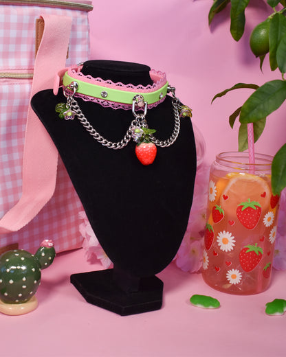 Strawberry limeade choker -Spring Collection 2026