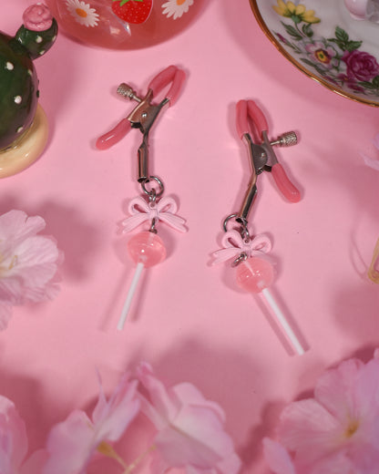 Pink lolipop  Nipple Clamps