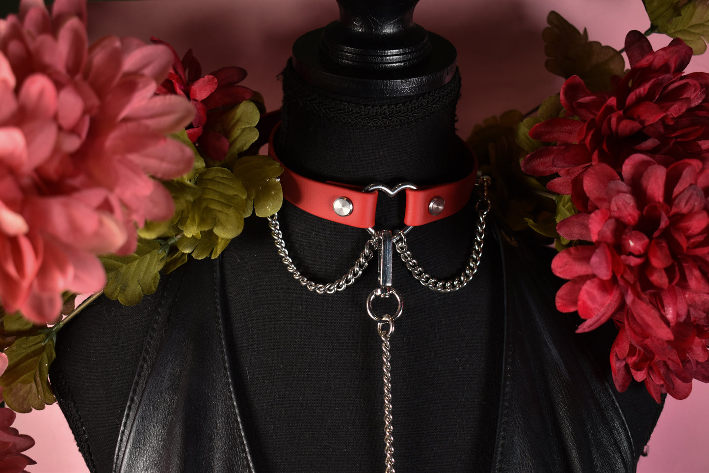 Biothane Choker X clamps combo   - Valentine's collection 2026