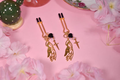 Golden magical hands Nipple Clamps