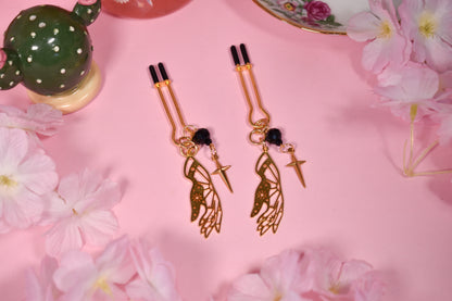 Golden magical hands Nipple Clamps