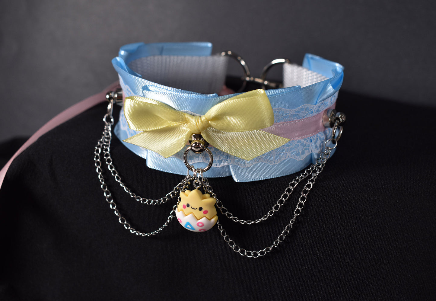 Made to your size / Lil chick choker / goth / emo / kitten play / alt fashion / bdsm / weirdcore necklace / kawaii fashion